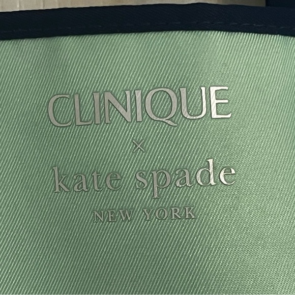 Kate Spade for Clinique Green “Bag of Tricks” Tote Bag NWT - Picture 2 of 14